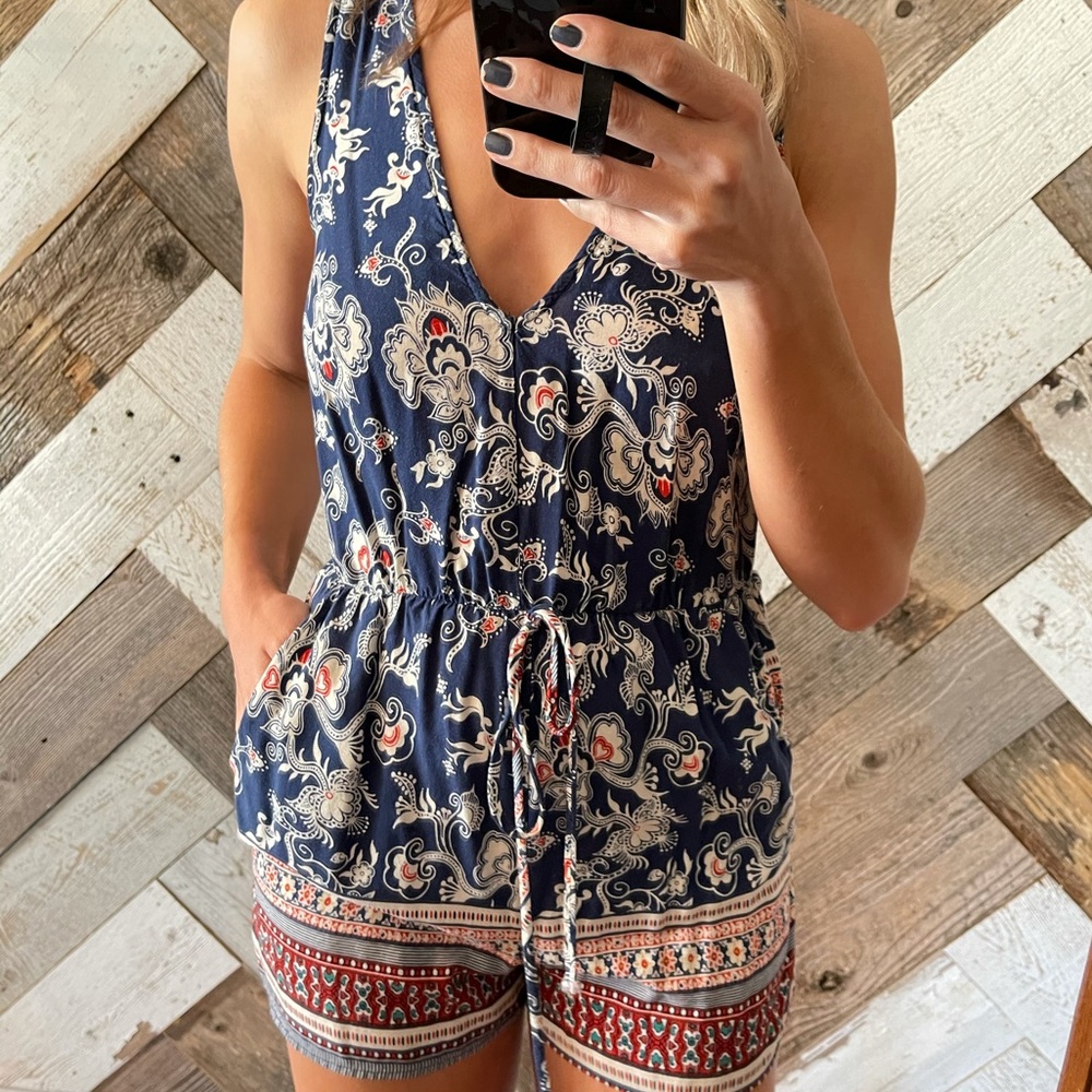 Patterned Romper